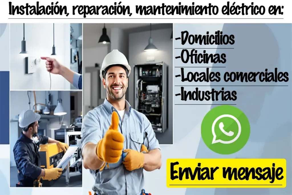 Electricista calificado trabajando en Samborondón