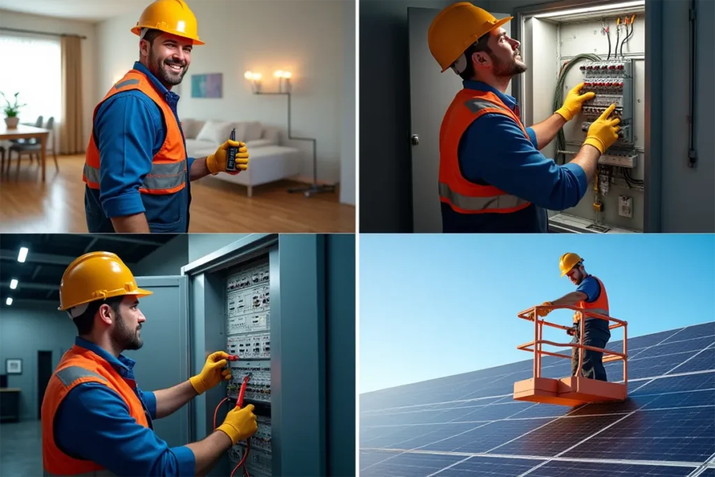 Electricista e instalación de paneles solares