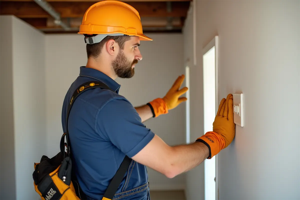 Eléctricista trabajando en grandes proyectos de guayaquil