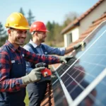 Paneles solares a plena capacidad