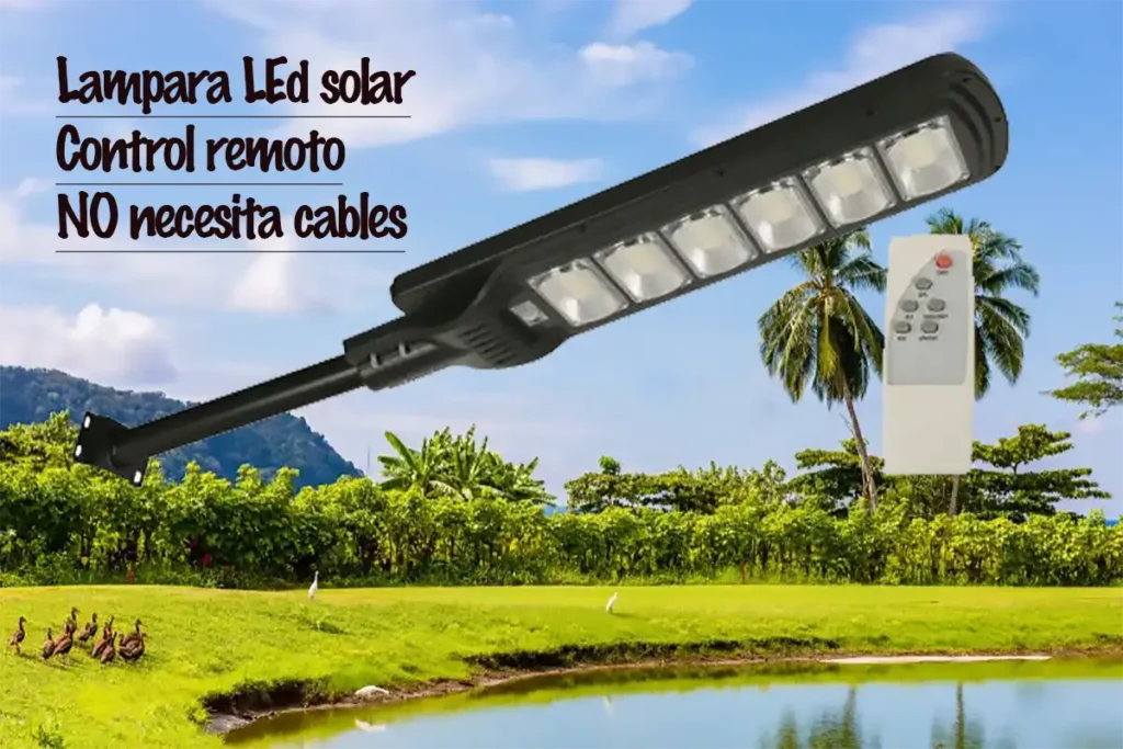 Luminarias solares led que no necesitan cable ni herramientas complicadas