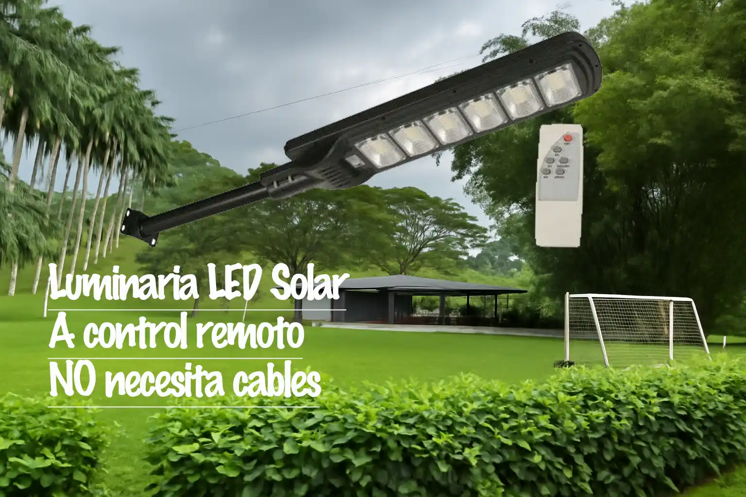 Lampara solar led, no necesita cables