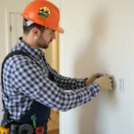 Electricista en Guayaquil realizando mantenimiento