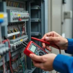 Breaker GE reajuste de conexion eléctrica en el panel de control